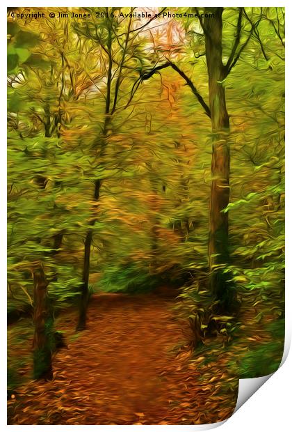 Autumn Enchantment Print by Jim Jones