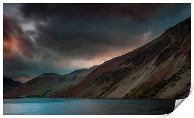 'The Screes' Wast Water Print by Paul Andrews
