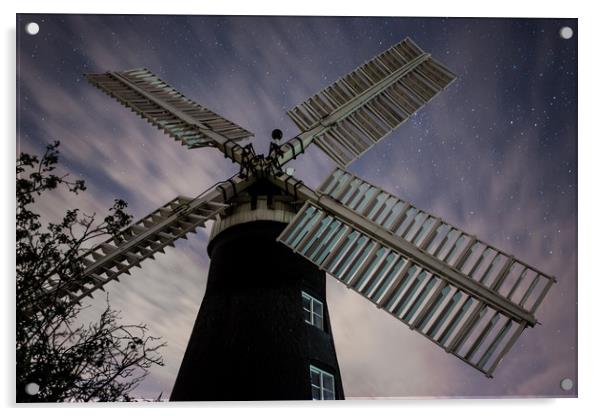 leverton wind mill Acrylic by Jason Thompson