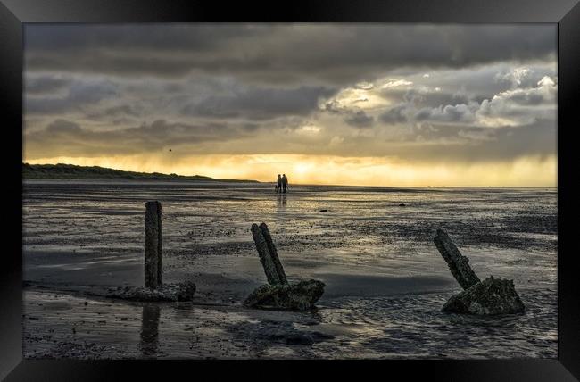 Blowing out the cobwebs - Holme next the Sea  Framed Print by Gary Pearson