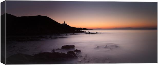 Early morning at Bracelet Bay Canvas Print by Leighton Collins