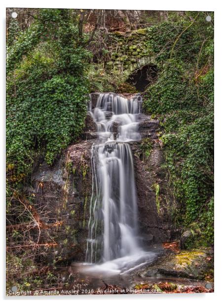 The Enchanting Eggleston Waterfall Acrylic by AMANDA AINSLEY