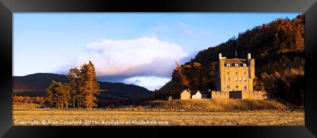 Braemar Castle, Scotland Framed Print by Alan Crawford