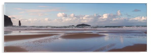 Sandwood Bay Panorama Acrylic by Derek Beattie