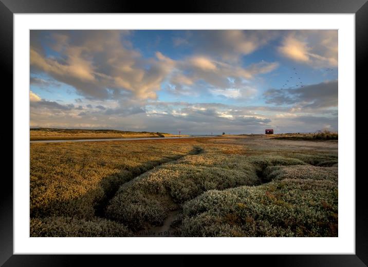 Towards the End of the Day - Rye Harbour, E. Susse Framed Mounted Print by Tony Sharp LRPS CPAGB