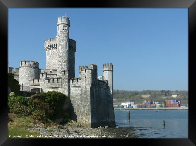 Blackrock Castle on the river Lee in County Cork,  Framed Print by Michael Harper