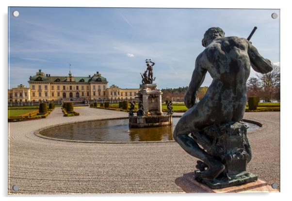 Park of Drottningholm Acrylic by Thomas Schaeffer