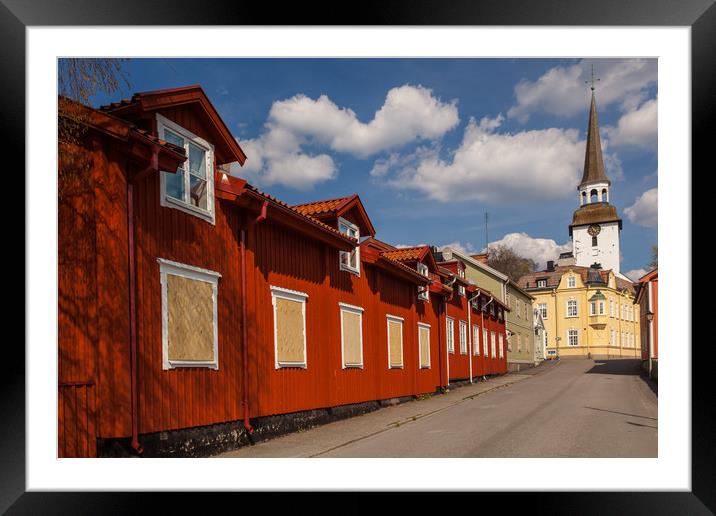 Mariefred Framed Mounted Print by Thomas Schaeffer