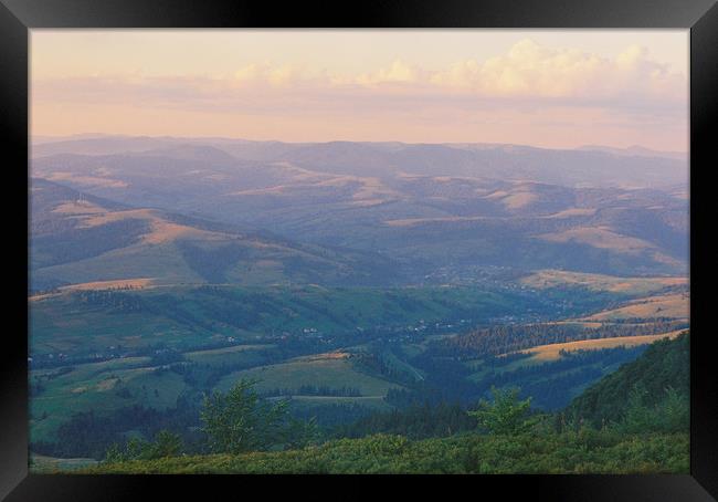 Carpatian Landscape 2 Framed Print by Anton Popov