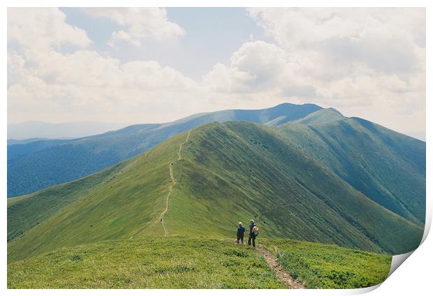 The path on the mountain 2 Print by Anton Popov