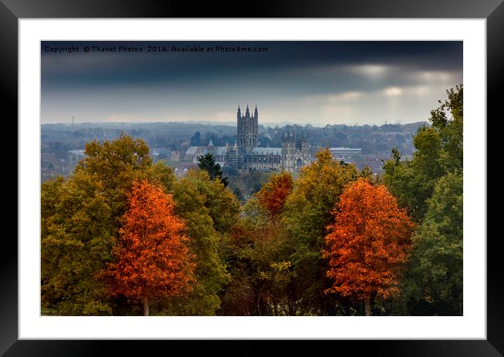 Canterbury cathedral  Framed Mounted Print by Thanet Photos
