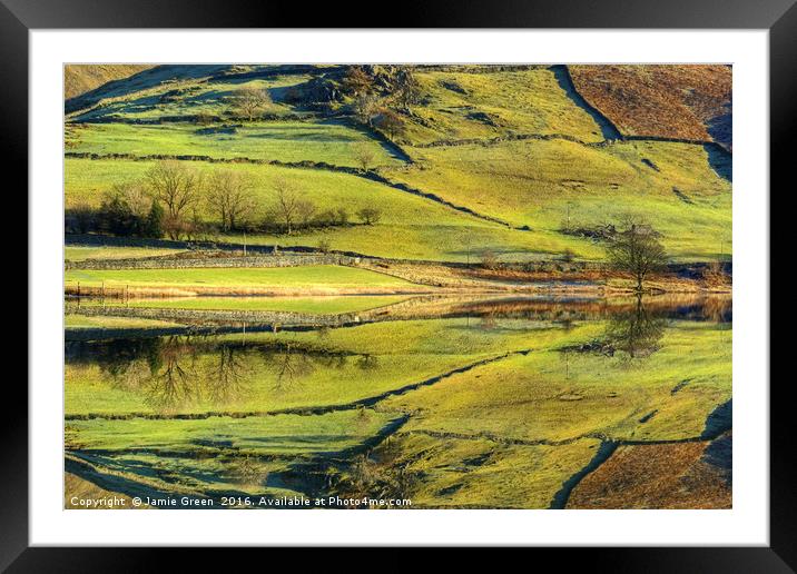 Brotherswater Framed Mounted Print by Jamie Green