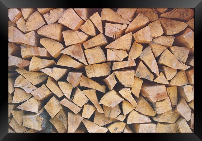Chop wood Framed Print by Anton Popov