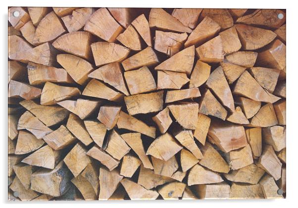 Chop wood Acrylic by Anton Popov
