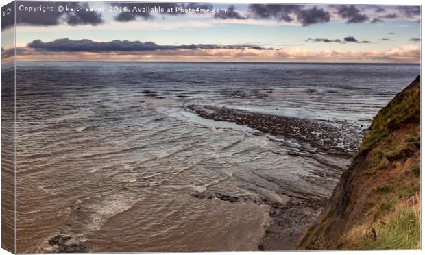 Incoming Tide Canvas Print by keith sayer