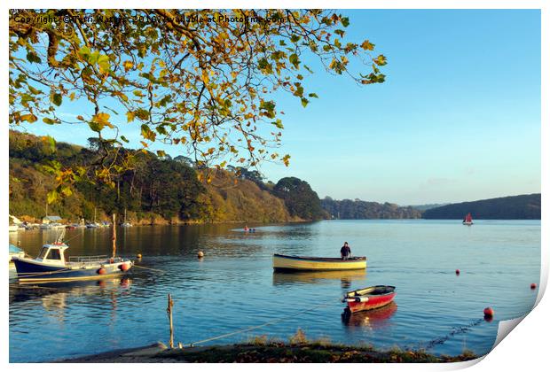 Truro River Print by Terri Waters