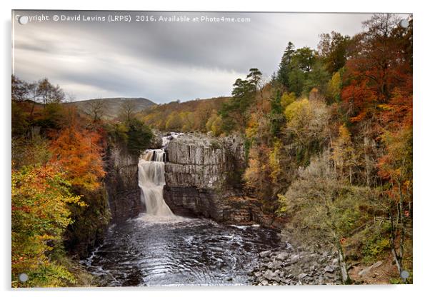 Autumnal High Force Acrylic by David Lewins (LRPS)