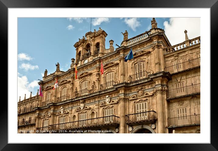 City Hall of Salamanca  Framed Mounted Print by Igor Krylov
