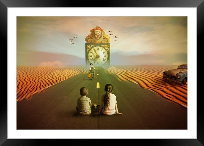 Time to grow up Framed Mounted Print by Nathan Wright