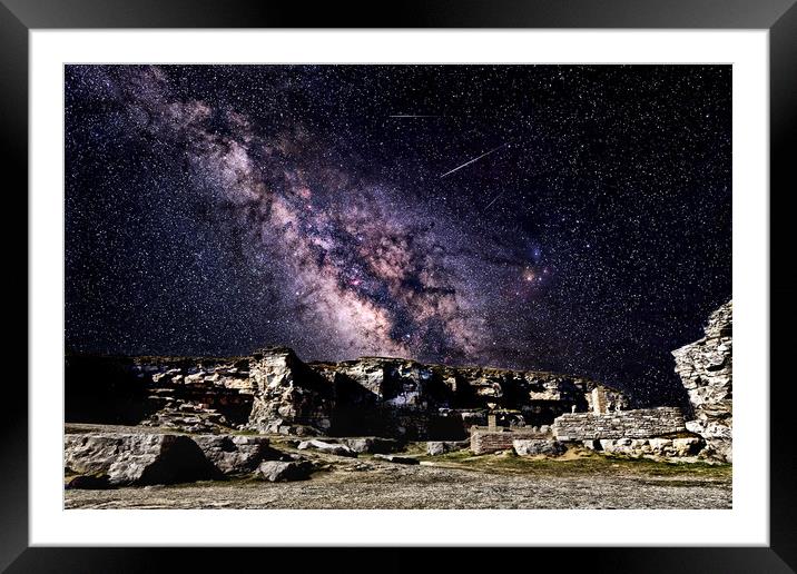 Winspit quarry Framed Mounted Print by JC studios LRPS ARPS