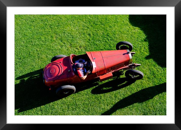 Old red car Framed Mounted Print by Ranko Dokmanovic