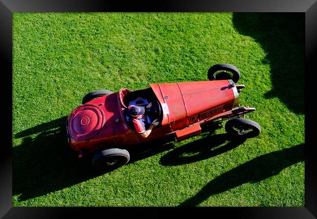 Old red car Framed Print by Ranko Dokmanovic