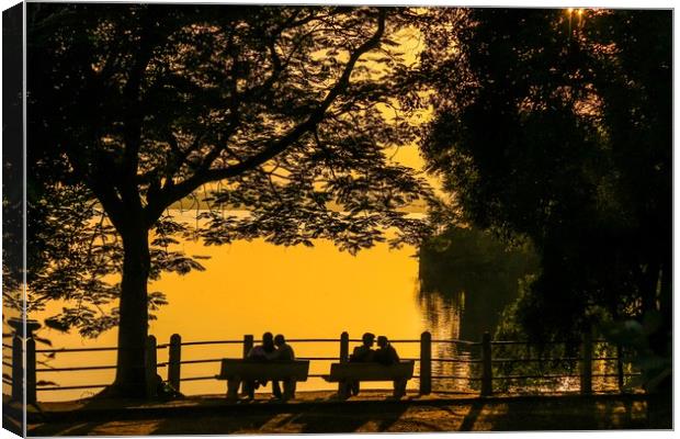 The lover's point  Canvas Print by Indranil Bhattacharjee