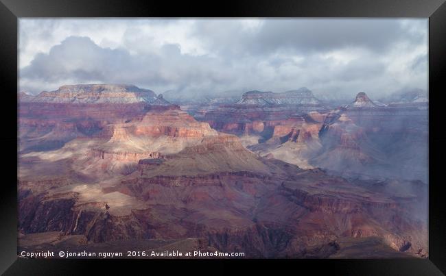 The Grand Canyon 1 Framed Print by jonathan nguyen