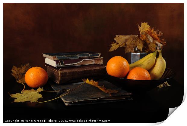Autumn Reads Print by Randi Grace Nilsberg