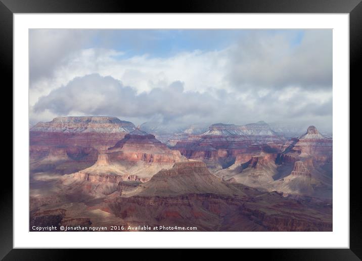 The Grand Canyon 2 Framed Mounted Print by jonathan nguyen