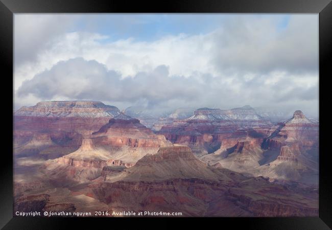 The Grand Canyon 2 Framed Print by jonathan nguyen