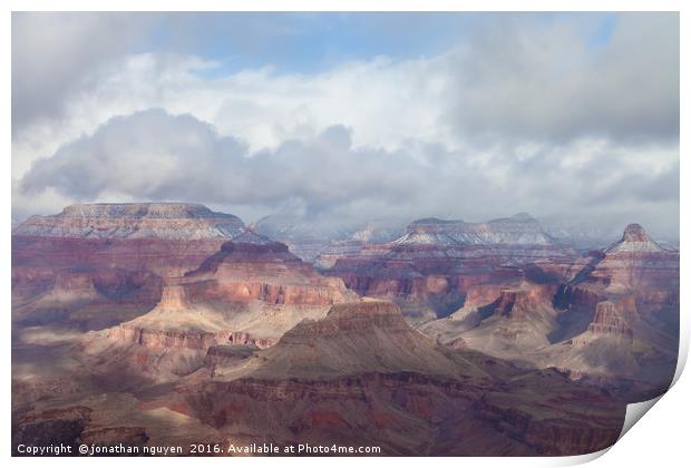 The Grand Canyon 2 Print by jonathan nguyen