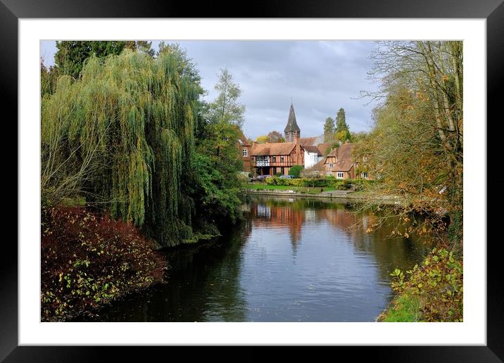 Whitchurch Mill Framed Mounted Print by Tony Bates