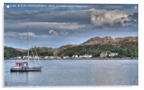 Lochinver Bay, Sutherland, Scotland Acrylic by ALBA PHOTOGRAPHY