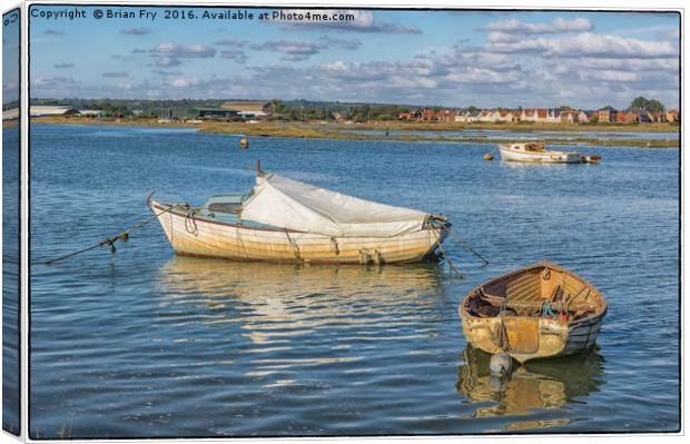Across the water Canvas Print by Brian Fry