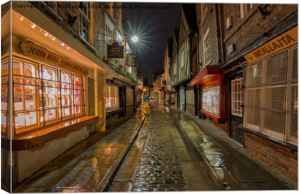 The Shambles, York : 04 of 07 Images Canvas Print by Phil MacDonald