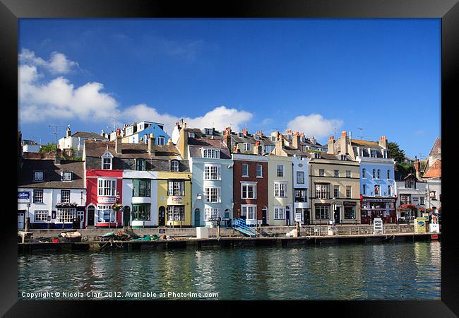 Weymouth Old Harbour Dorset Framed Print by Nicola Clark