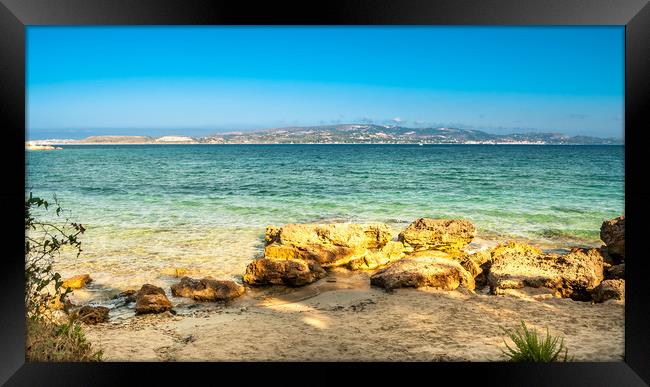 Golden Bay Framed Print by Naylor's Photography