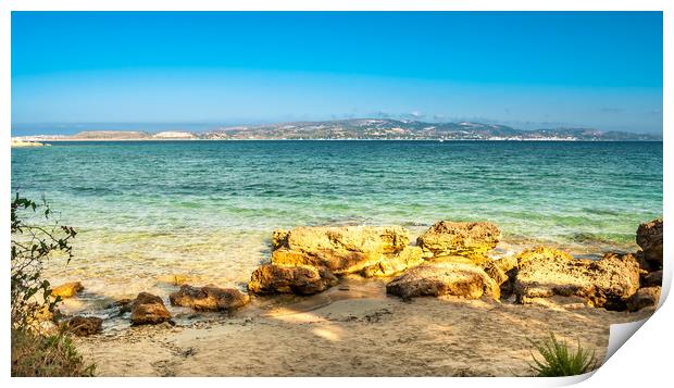 Golden Bay Print by Naylor's Photography