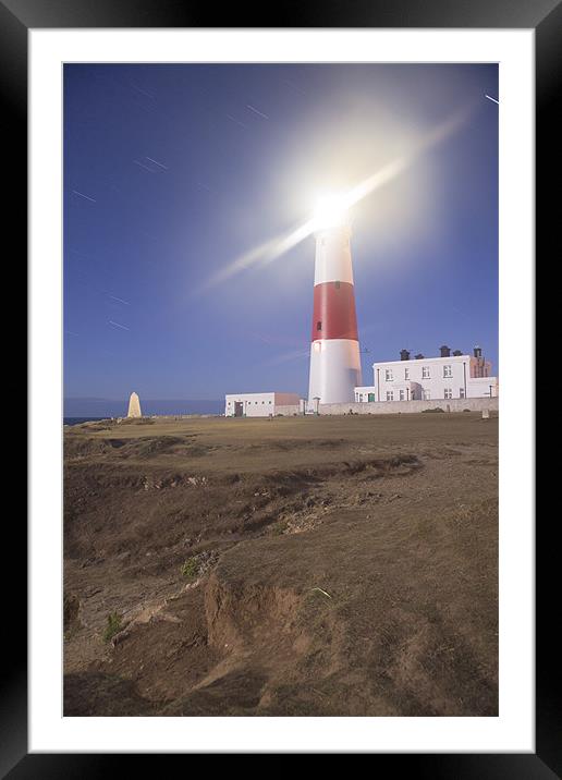 Lighthouse in Portland Bill Framed Mounted Print by Ian Middleton