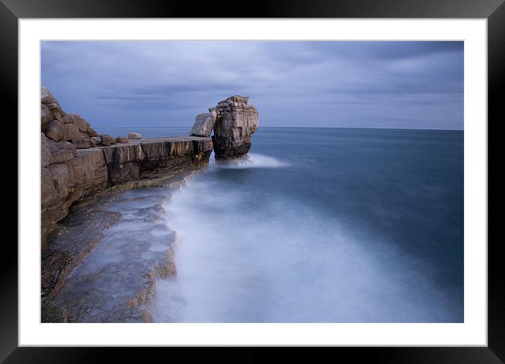 Portland Bill Seascapes Framed Mounted Print by Ian Middleton