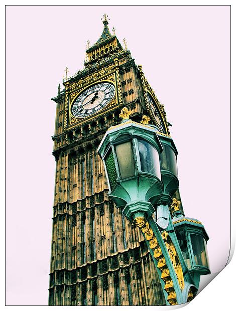 Big Ben, London Print by Lucy Antony