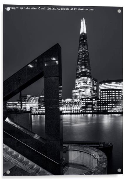 Framing the Shard  Acrylic by Sebastien Coell