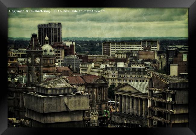Birmingham Roof Tops Framed Print by rawshutterbug 