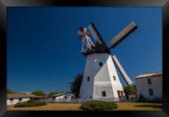 Danish windmill Framed Print by Thomas Schaeffer