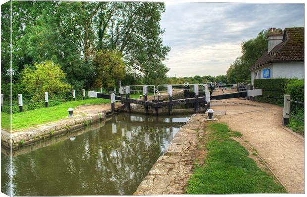 Denham Deep Lock Canvas Print by Chris Day