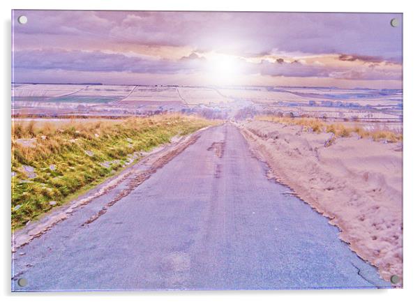solar highway Acrylic by Martin Parkinson