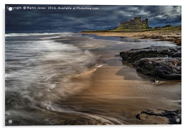 Majestic Bamburgh Castle Stands Proud Acrylic by K7 Photography