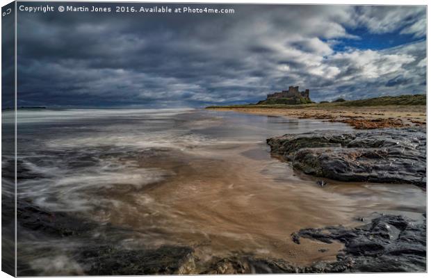 Iconic Bamburgh Canvas Print by K7 Photography