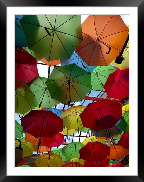 Umbrellas Framed Mounted Print by camera man